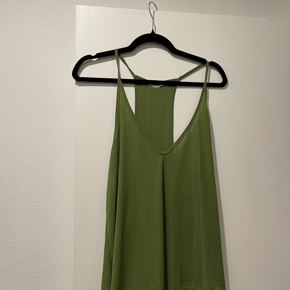 Free People Green Sleeveless Women's Top